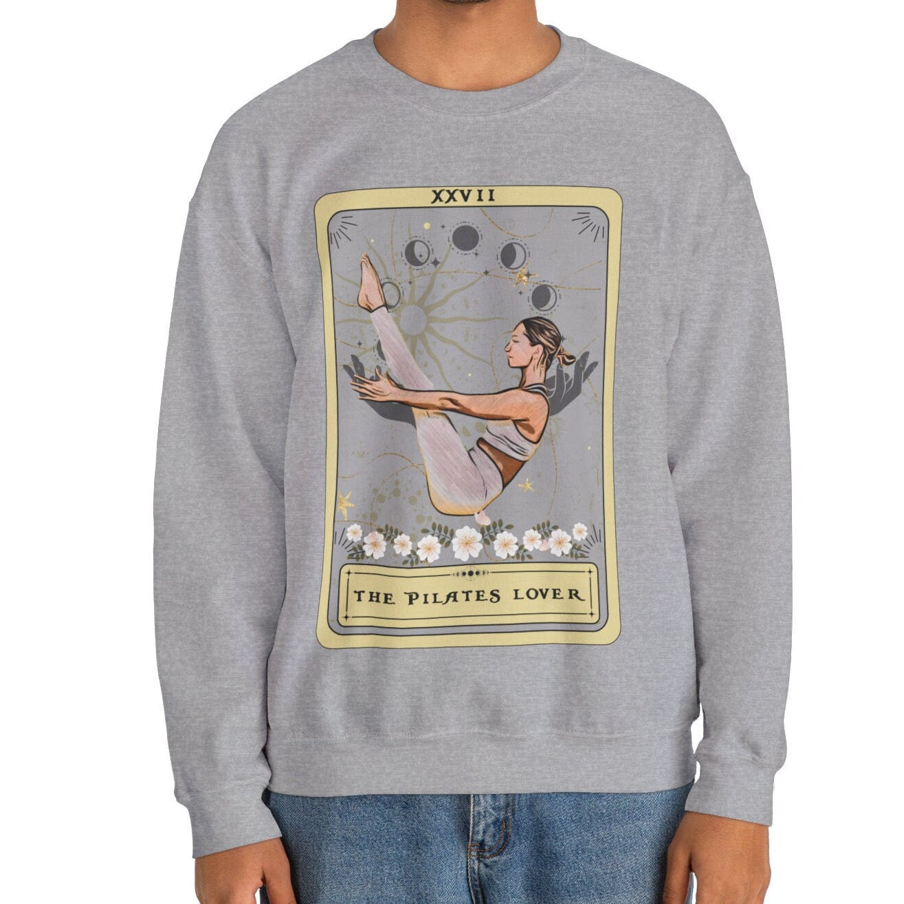 Pilates Lover Tarot Card Sweatshirt - Unique Pilates Gift Sweater