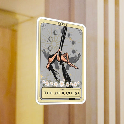 Aerialist Tarot Card Sticker - Waterproof Vinyl Aerial Dance Decal