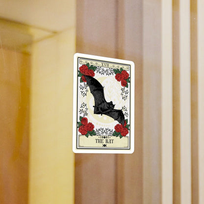 Bat Spirit Animal Tarot Card Sticker - Waterproof Vinyl 3 x 4