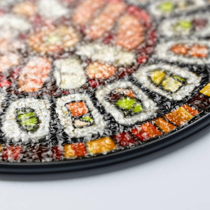 Sushi Stained Glass Japanese Food SunCatcher Sushi Lover Window Hanging Art