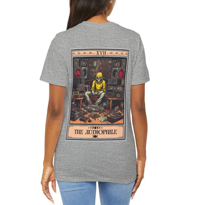 Audiophile Tarot Card Shirt - Back Print Audio Lover Gift
