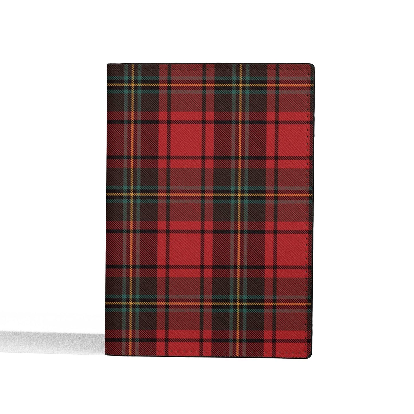 Red Tartan Passport Holder Plaid Passport Cover Travel Gift Scottish Tartan