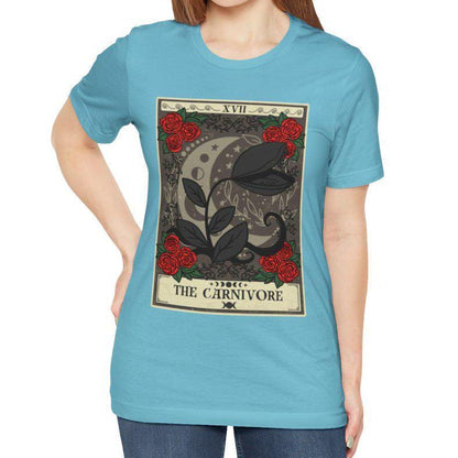 The Carnivore Tarot Card Shirt, Venus Fly Trap Carnivorous Plant Shirt