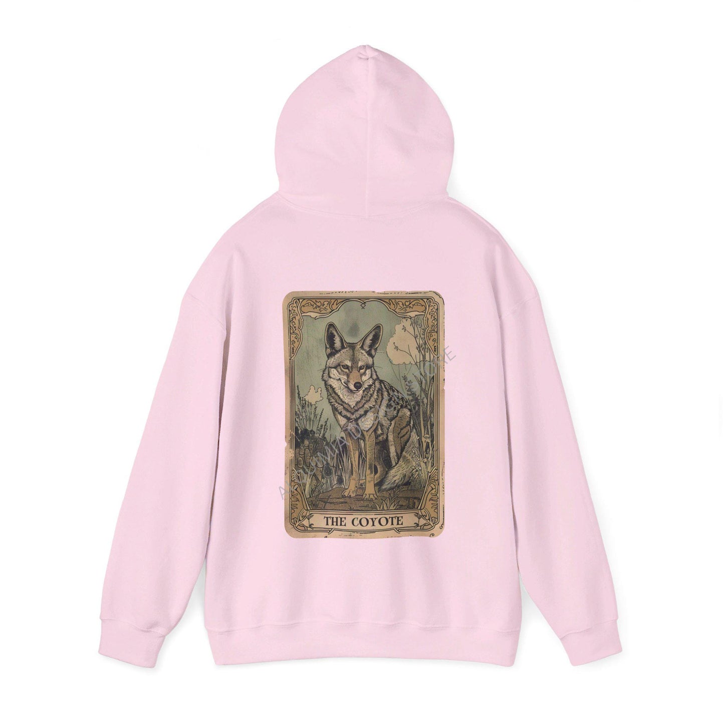 The Coyote Tarot Card Hoodie, Coyote Sweatshirt, Coyote Lover Gifts