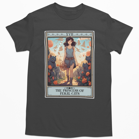 The Princess of Feral Cats Tarot Card Shirt, Cat Lover Gifts