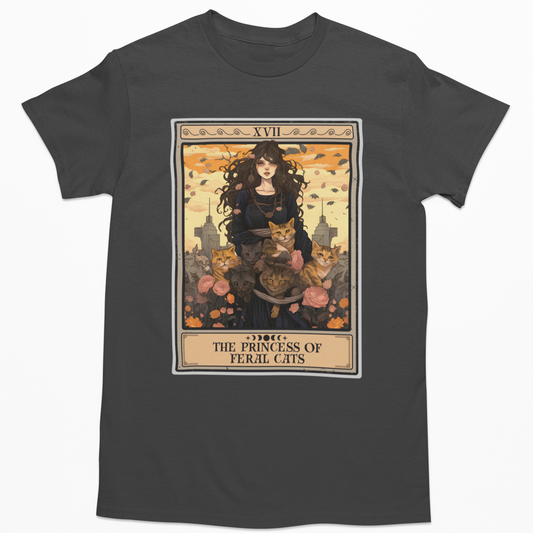 The Princess of Feral Cats Tarot Card Shirt, Cat Lover Gifts