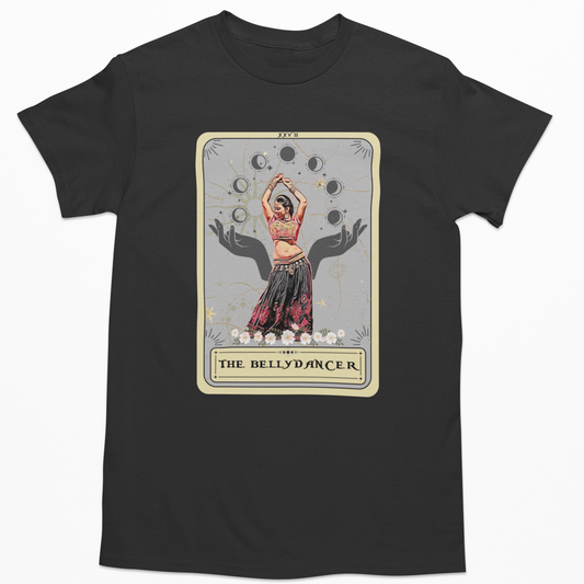 The Bellydancer Tarot Card Shirt, Belly Dance Shirt, Gift for Belly Dancer