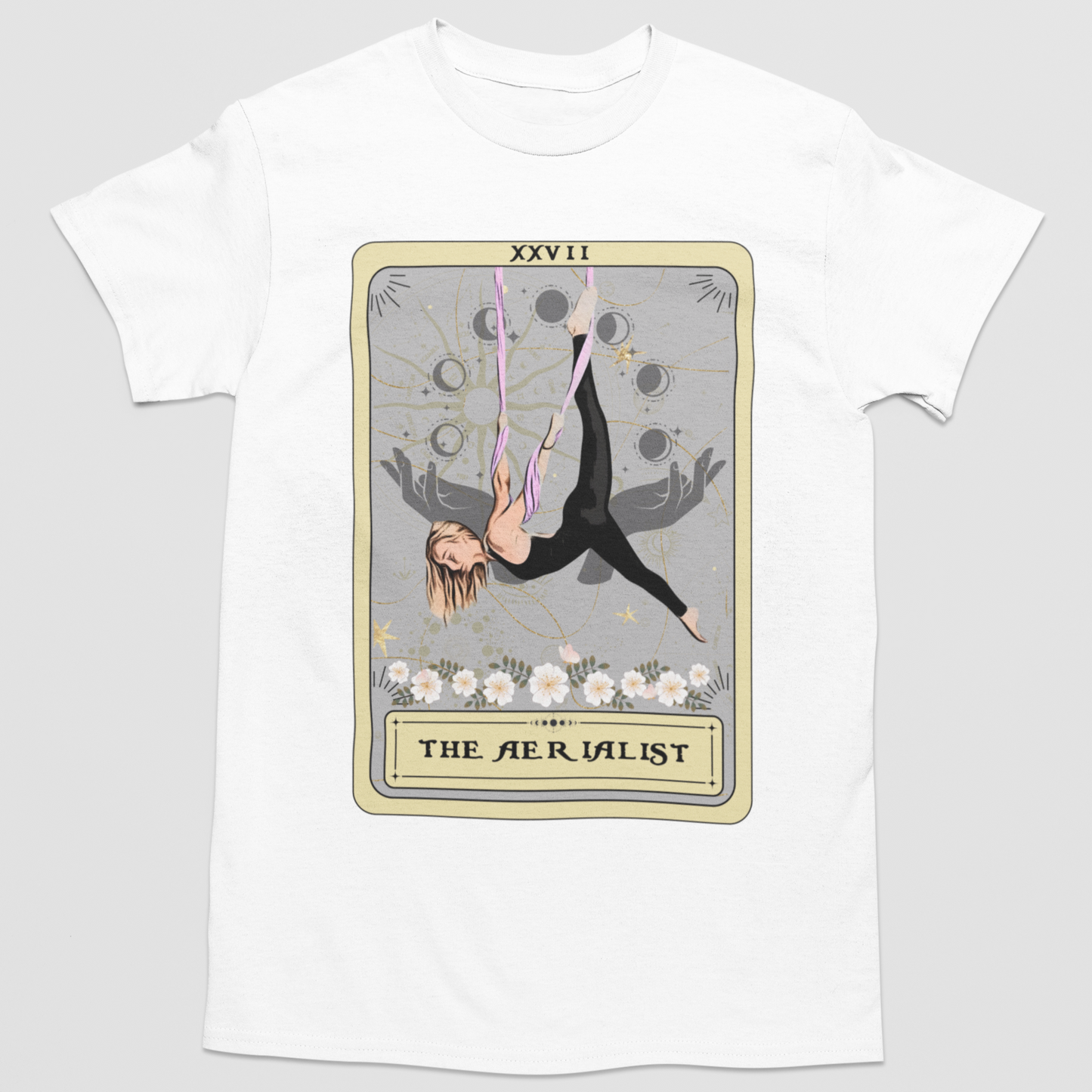 The Aerialist Tarot Card Shirt, Aerial Yoga T-shirt