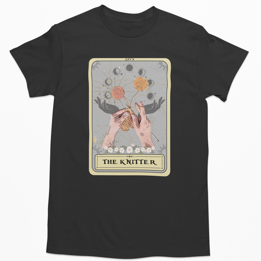 The Knitter Tarot Card Shirt, Gift for Knitting Lover
