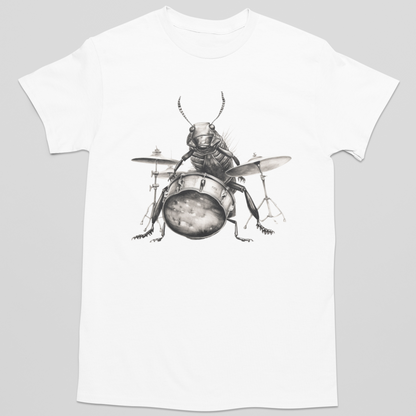 Cockroach Playing Drums Shirt Cockroach Shirt Drummer Gift