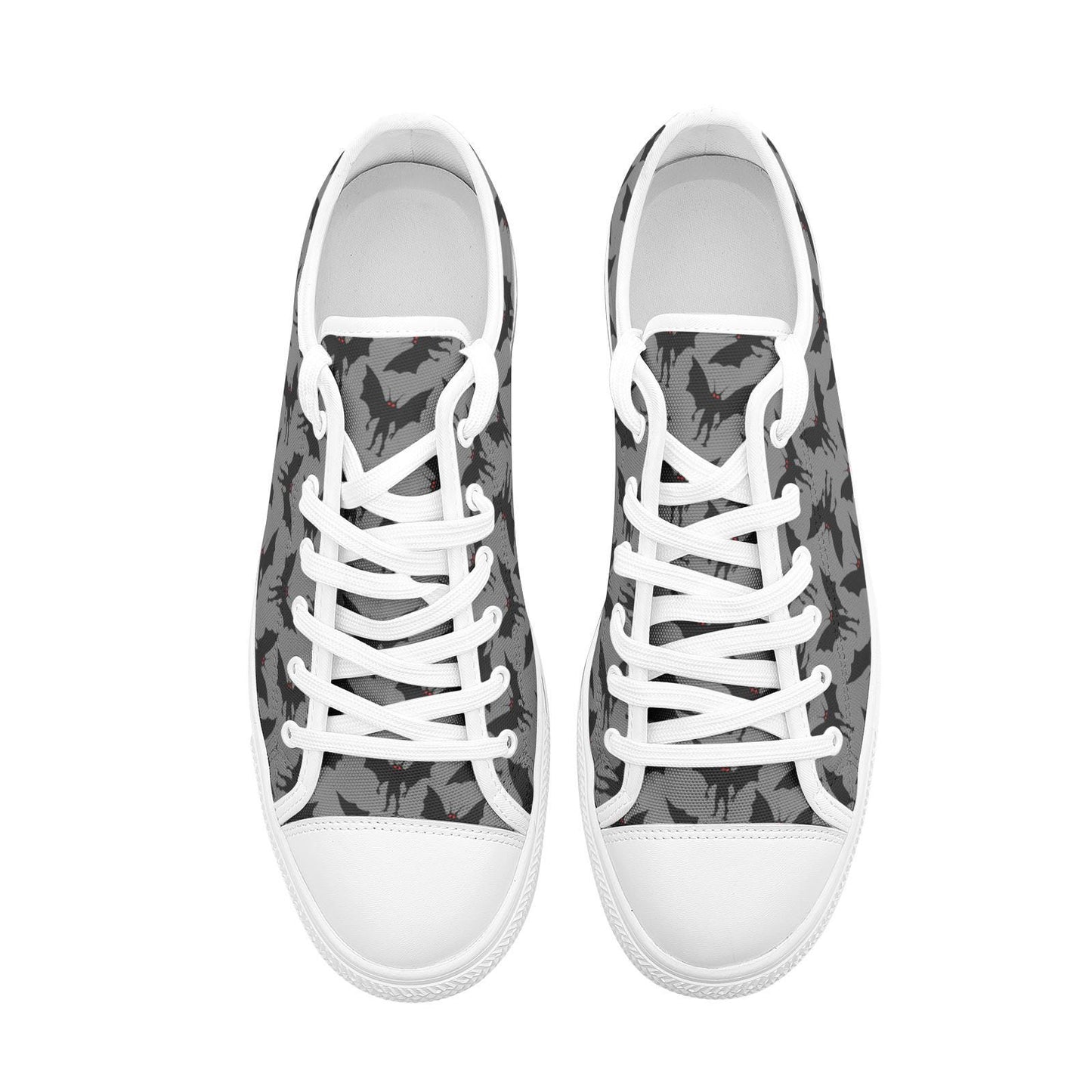 Mothman Sneakers Cryptid Unisex Low Top Canvas Shoes Moth Man