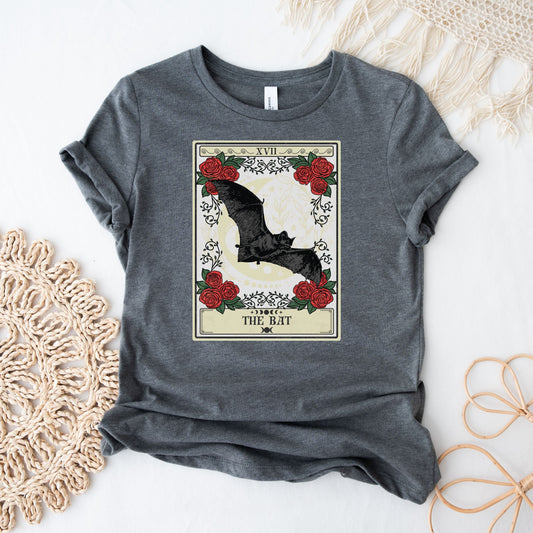 Bat Spirit Animal Tarot Card Shirt - Cottagecore Witchcore Aesthetic Tee