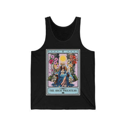 The High Priestess Tarot Card Tank Top, Tarot Card Shirt