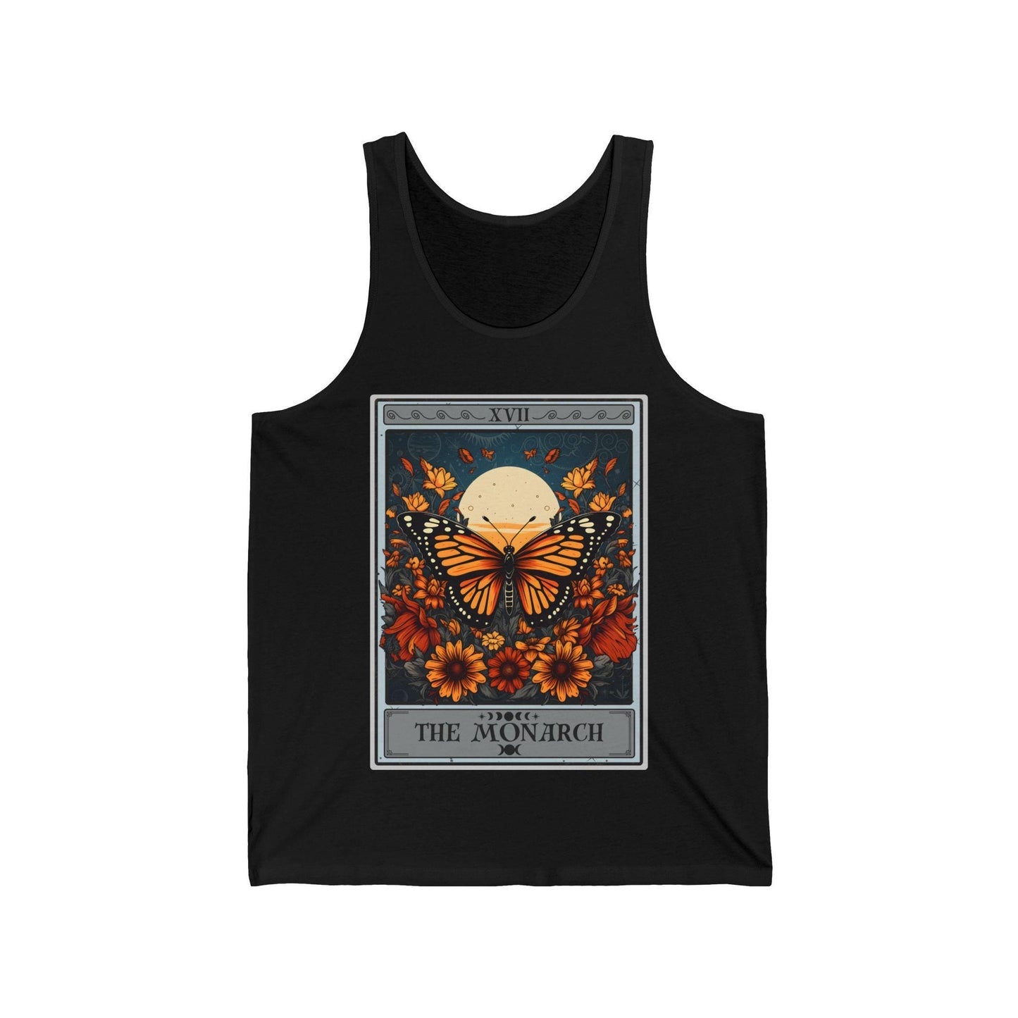 The Monarch Butterfly Tarot Card Tank Top Monarch Butterfly Shirt