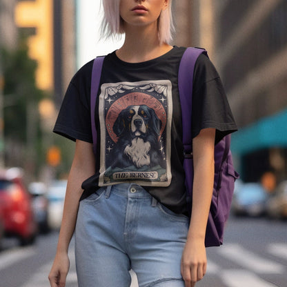 Bernese Mountain Dog Tarot Card T-Shirt - Dog Mom Gift