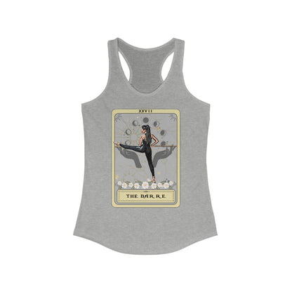 Barre Tank Top, The Barre Tarot Card Sleeveless Shirt Women's Racerback Tank Top