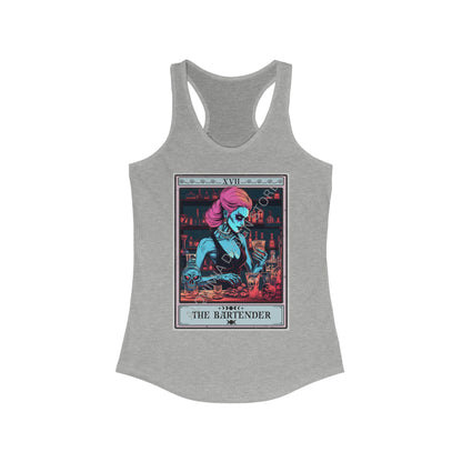 Bartender Tarot Card Tank Top - Womens Bartending Shirt