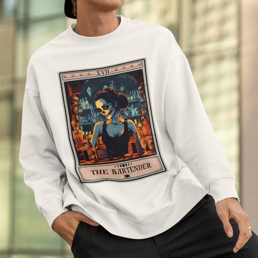 Bartender Tarot Card Sweatshirt - Perfect Gift for Bartenders
