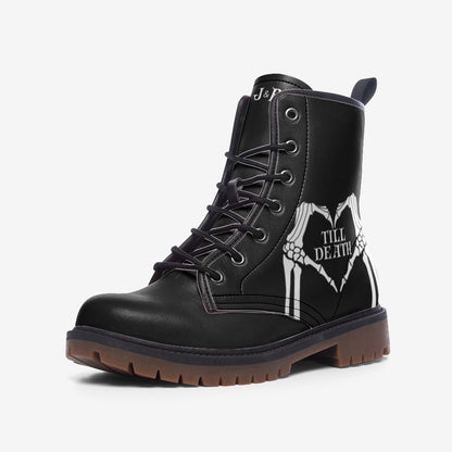 Till Death Custom Bride Boots, Wedding Boots