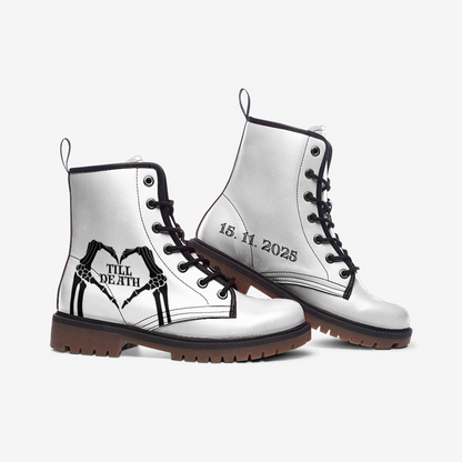Till Death Custom Bride Boots, Wedding Boots