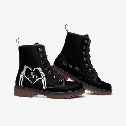 Till Death Custom Bride Boots, Wedding Boots