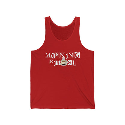 Morning Ritual Coffee Tank Top, Coffee Lover Shirt