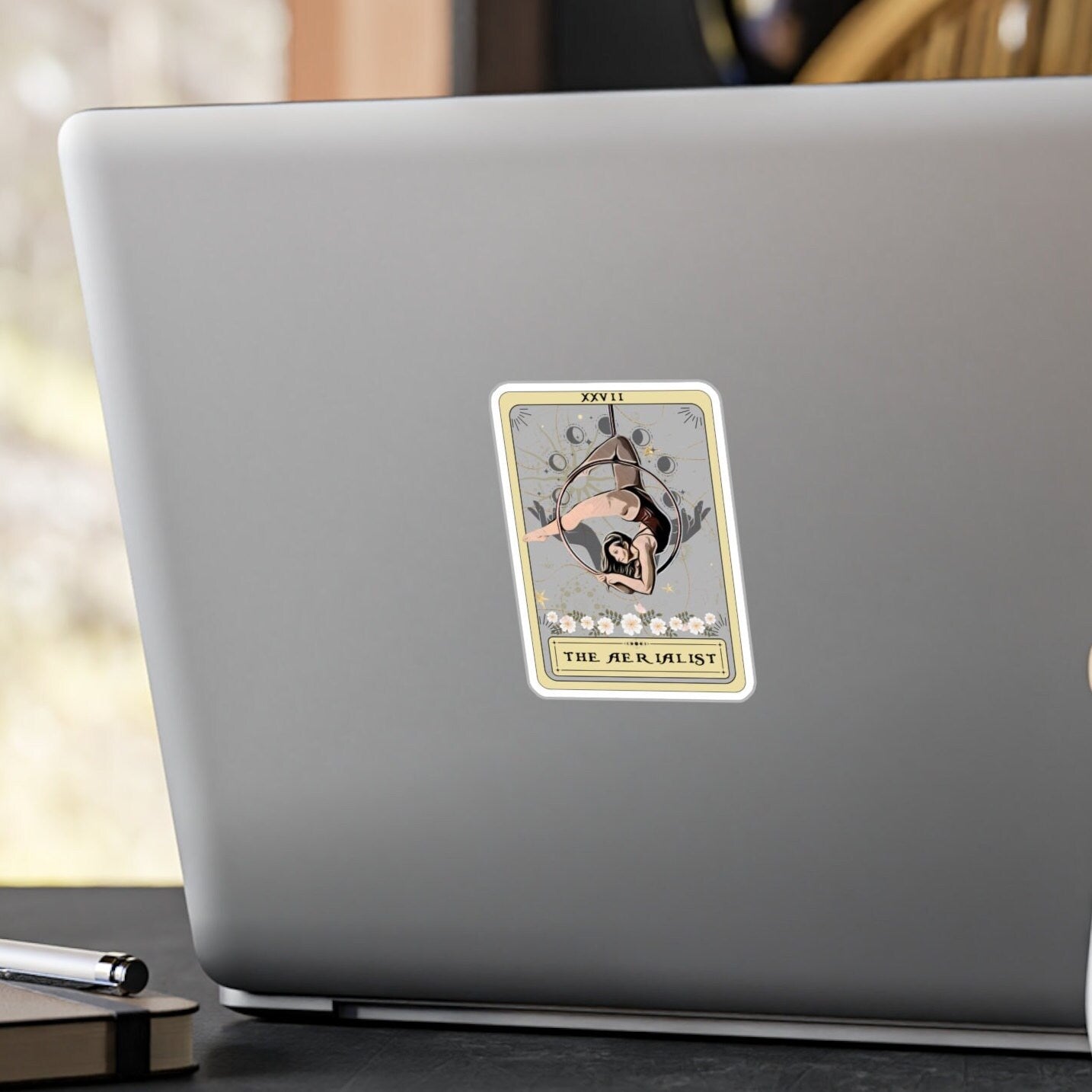 Aerialist Tarot Card Sticker - Waterproof Vinyl Decal UV Resistant