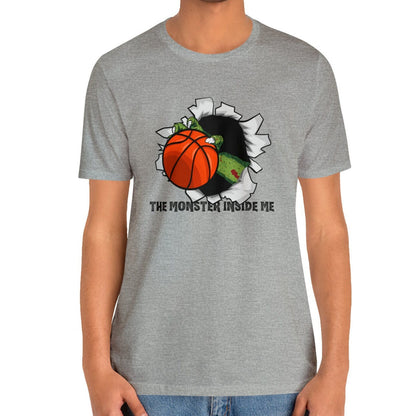 Basketball Halloween Shirt - Monster Inside Me T-Shirt