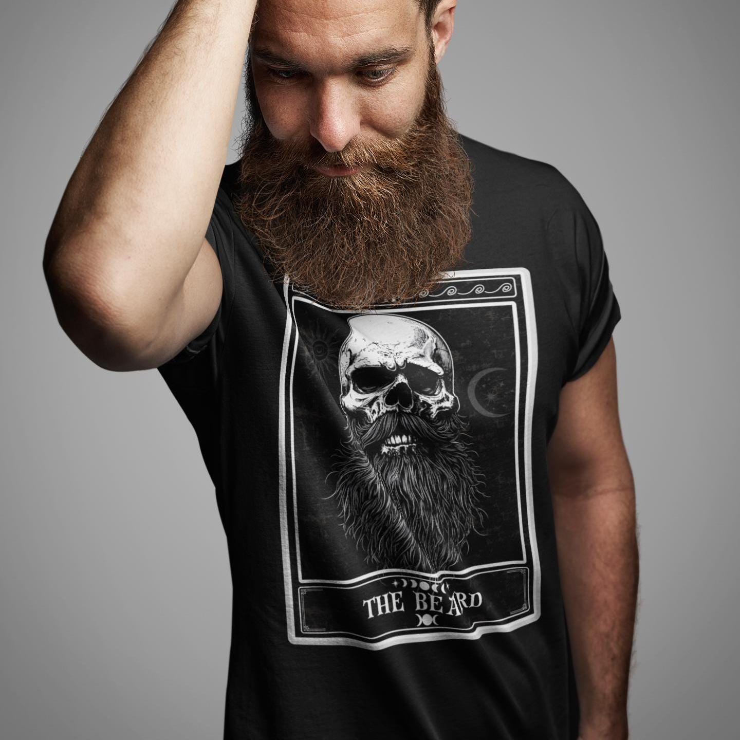 The Beard Tarot Card Shirt, Beard T-shirt