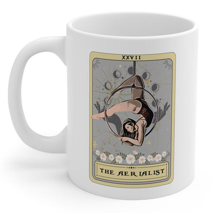 Aerialist Tarot Card Mug - Aerial Dancer Gift for Aerial Hoop Enthusiasts