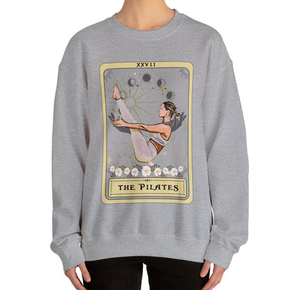 Pilates Sweatshirt, The Pilates Tarot Card Sweatshirt, Pilates Gift