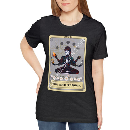 Bartender Goddess Tarot Card Shirt - Gift for Bartending Women