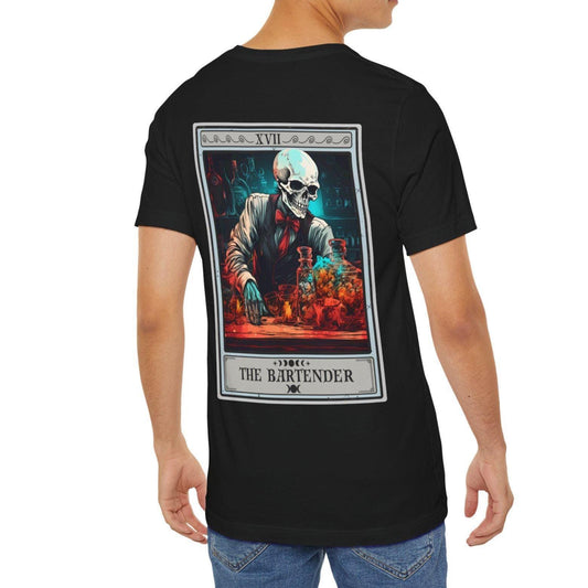Bartender Tarot Card Shirt - Back Print Bartending Gift