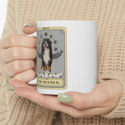 Bernese Mountain Dog Tarot Card Mug - Gifts for Berner Owners and Moms