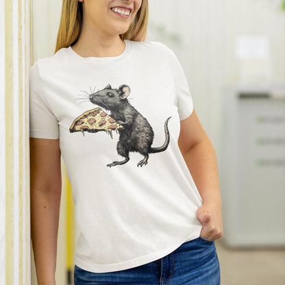 Rat Pizza Shirt, Pizza Lover Rat T-shirt