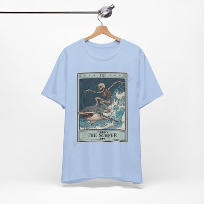 The Surfer Tarot Card Shirt, Surfing T-shirt Beach Lover Ocean Life Surfer Gifts