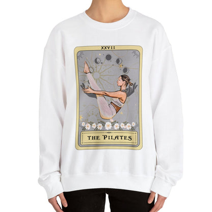 Pilates Sweatshirt, The Pilates Tarot Card Sweatshirt, Pilates Gift