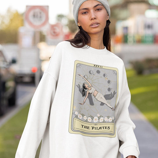 Pilates Tarot Card Sweatshirt - Perfect Gift for Pilates Lovers