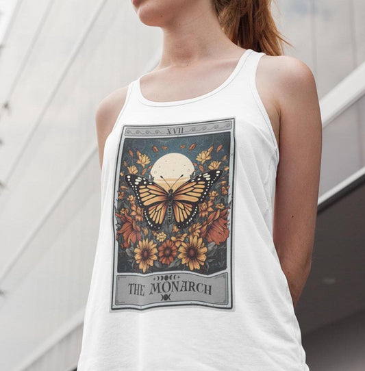 The Monarch Butterfly Tarot Card Tank Top Monarch Butterfly Shirt