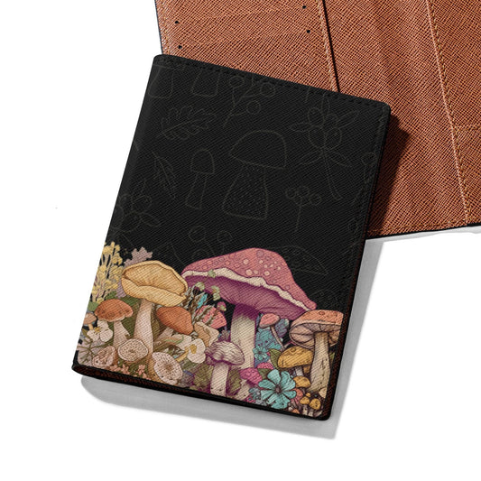 Mushroom Passport Holder Cottagecore Mushroom Passport Cover Fungi Mycology