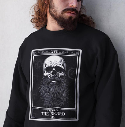 The Beard Tarot Card Sweatshirt, Beard Sweatshirt, Bearded Man Gift