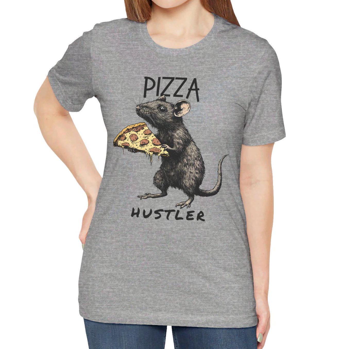 Pizza Hustler Rat Pizza Shirt, Pizza Lover Rat T-shirt