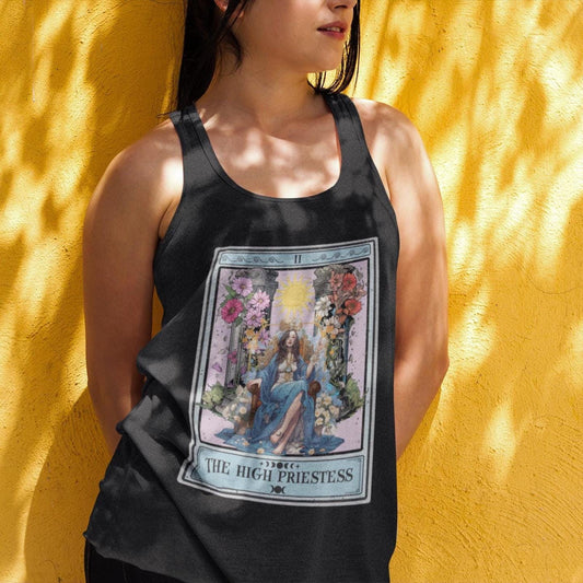 The High Priestess Tarot Card Tank Top, Tarot Card Shirt