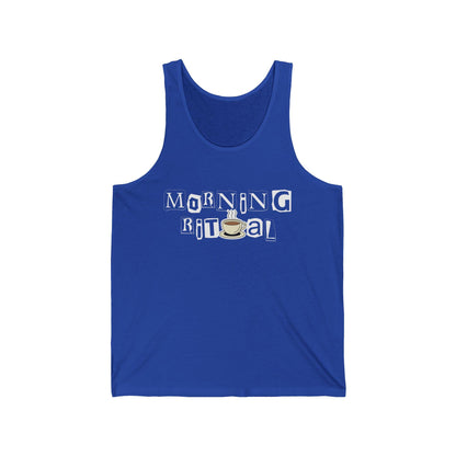 Morning Ritual Coffee Tank Top, Coffee Lover Shirt