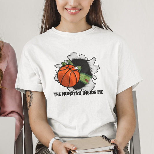Basketball Halloween Shirt - Monster Inside Me T-Shirt
