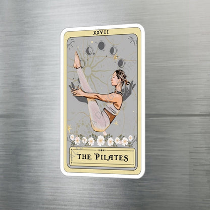 Pilates Tarot Card Sticker - 3 x 4 Waterproof Vinyl Sticker