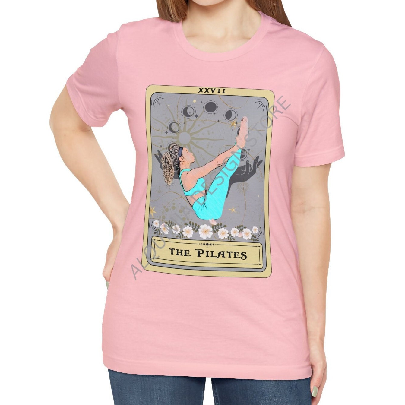 Pilates Tarot Card Shirt - Gift for Pilates Lovers Coaches and Students