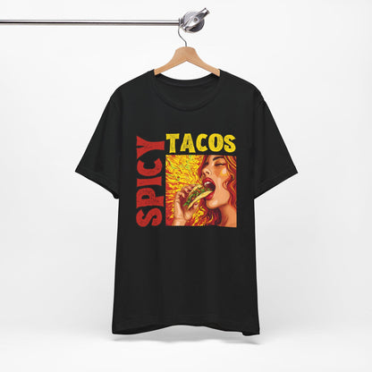 Spicy Tacos Shirt, Taco T-Shirt, Foodie Tee