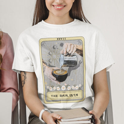 Barista Shirt, Barista Tarot Card Shirt, Barista Gifts Coffee Lover Gift Coffee Shirt