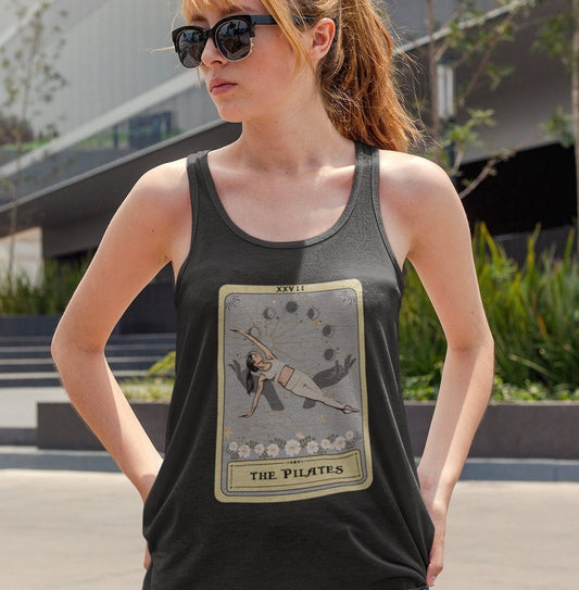 Pilates Tarot Card Tank Top - Gifts for Pilates Lovers